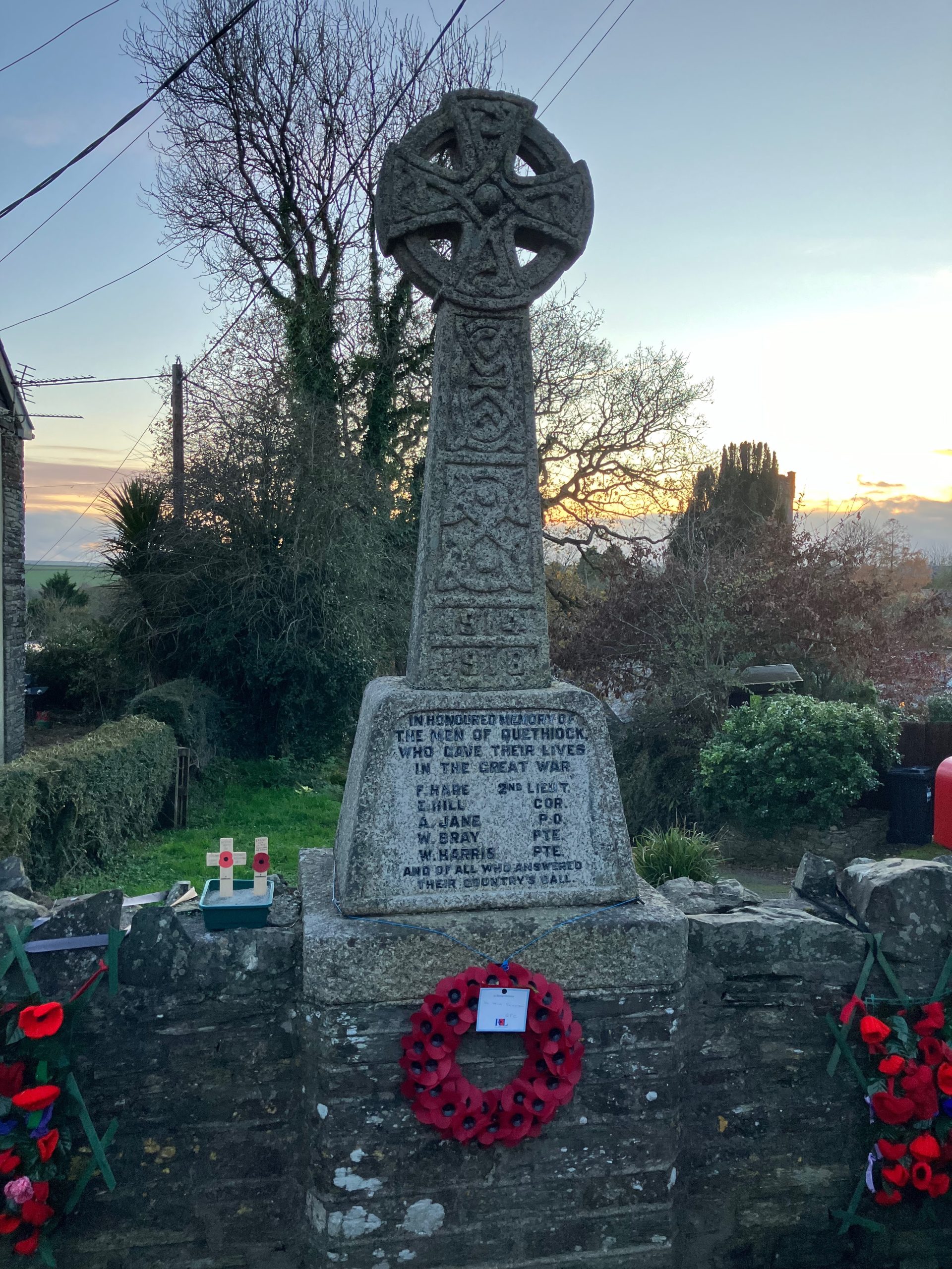 Andrew Langdon talking about Quethiock Churchyard cross