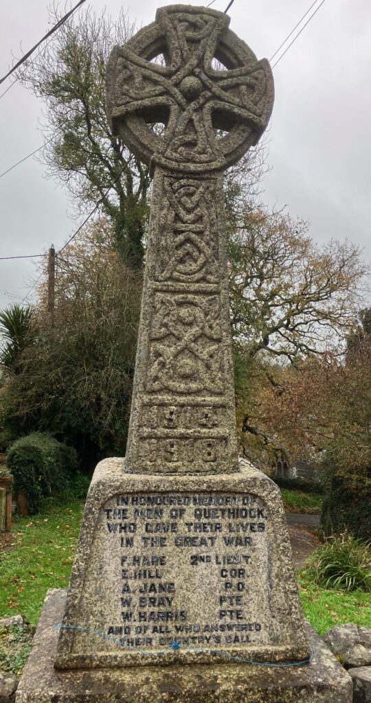 Quethiock war memorial